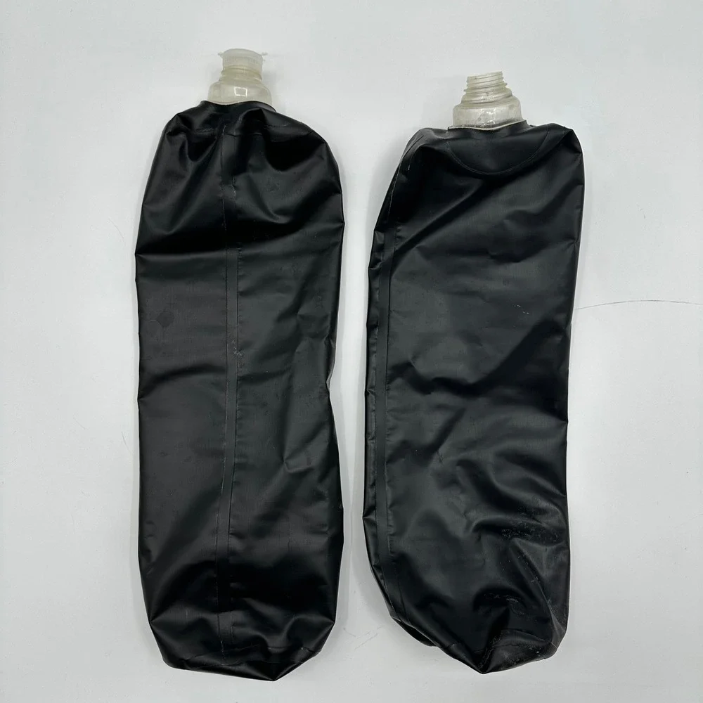 Evolved Motion Black Roll Top Rucking Backpack w/ 2 Water Bladders 30L Bag READ